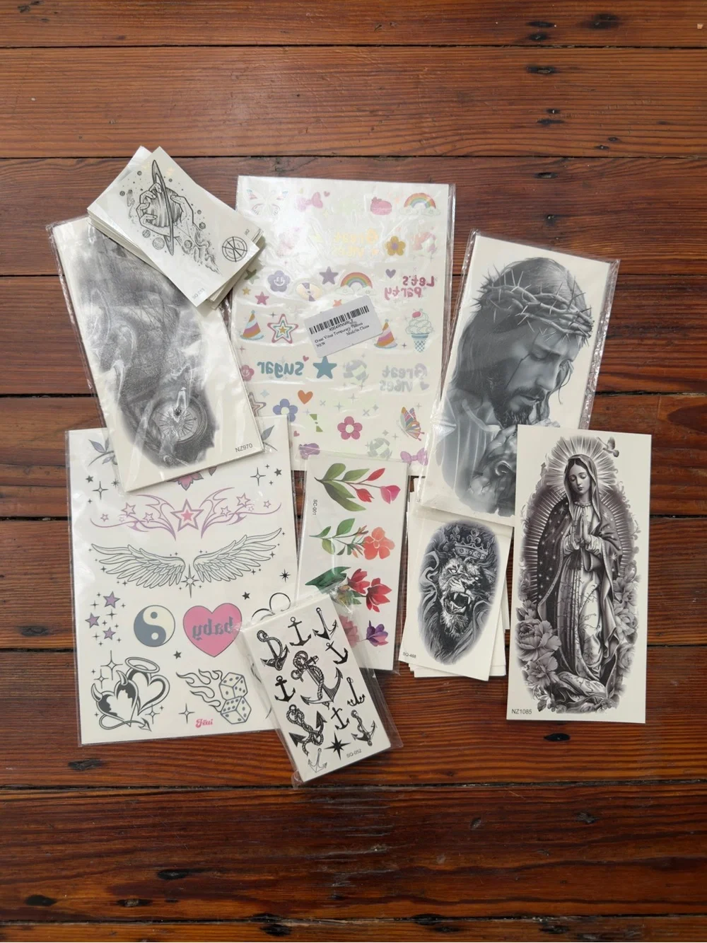 Huge Lot Of Temporary Tattoos.
